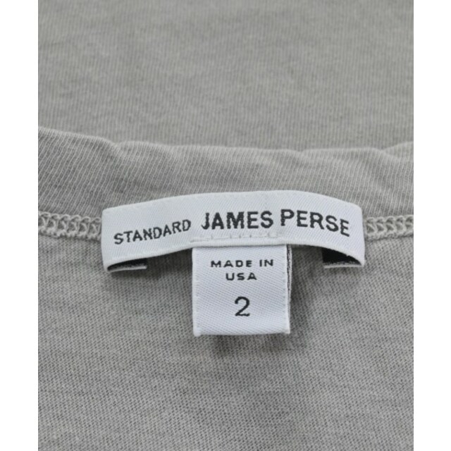 JAMES PERSE(ジェームスパース)のJAMES PERSE Tシャツ・カットソー 2(M位) グレー 【古着】【中古】 メンズのトップス(Tシャツ/カットソー(半袖/袖なし))の商品写真