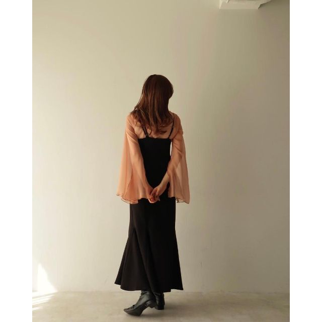 mideal sheer flare blouse シアーフレアブラウス ORN