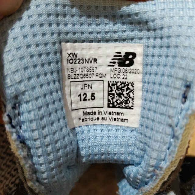 New Balance(ニューバランス)のニューバランス　ベビー靴　12.5 キッズ/ベビー/マタニティのベビー靴/シューズ(~14cm)(スニーカー)の商品写真