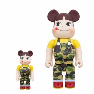 メディコムトイ(MEDICOM TOY)のBE＠RBRICK  BAPE(R) × ペコちゃん ベアブリック(フィギュア)