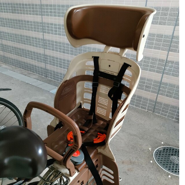 OGK(オージーケー)のshengさま専用出品　OGK ヘッドレスト付デラックス後ろ子供のせ キッズ/ベビー/マタニティの外出/移動用品(自転車)の商品写真