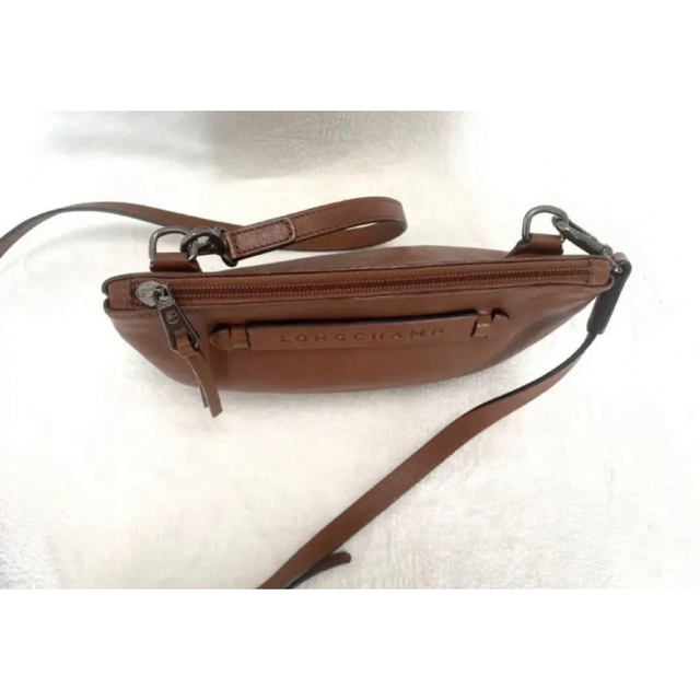 極美品】LONGCHAMP(ロンシャン) ショルダーバッグ 3D コニャック-