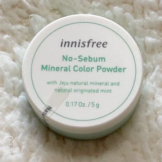 イニスフリー(Innisfree)のイニスフリー ノーセバム ミネラルカラーパウダー グリーン(フェイスパウダー)