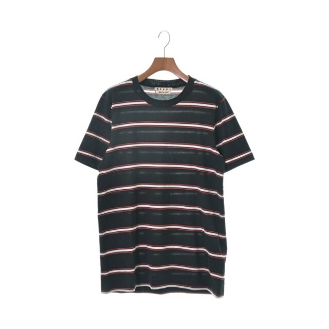 Marni - MARNI マルニ Tシャツ・カットソー 46(M位) 黒x白x赤(ボーダー