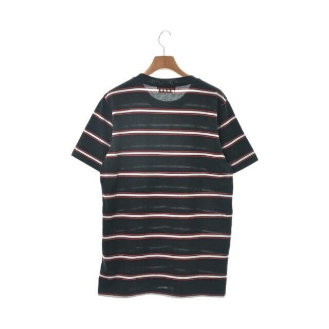 MARNI マルニ Tシャツ・カットソー 46(M位) 黒x白x赤(ボーダー)