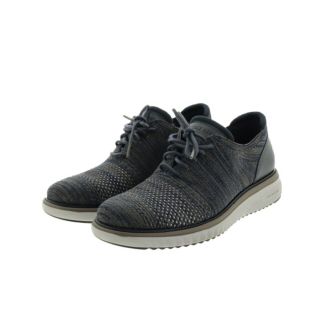 コールハーン(Cole Haan)のCOLE HAAN スニーカー 8(26cm位) 紺xグレー系(総柄) 【古着】【中古】(スニーカー)