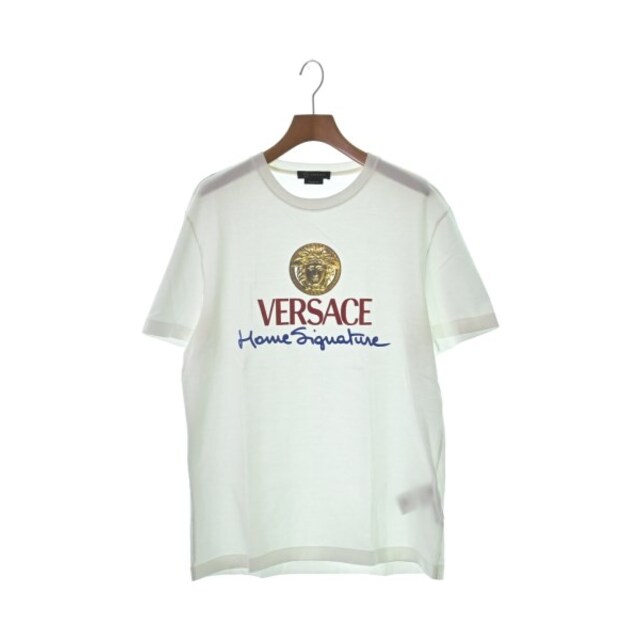 VERSACE ヴェルサーチ Tシャツ・カットソー M 白 【古着】【中古 ...