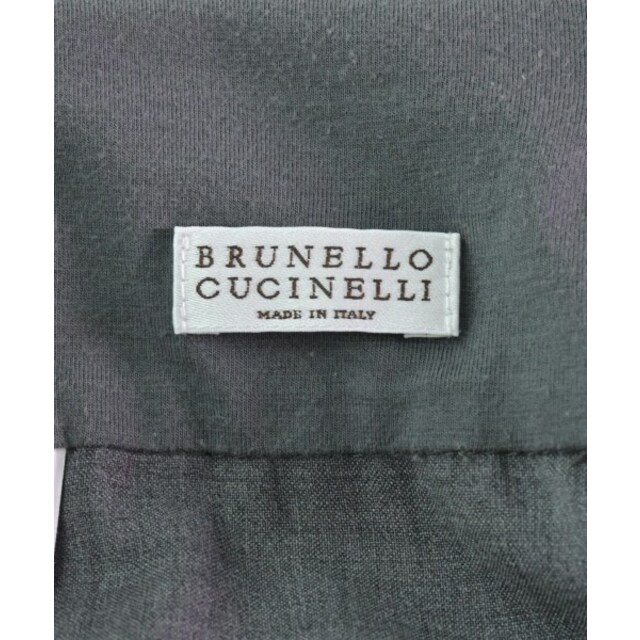 BRUNELLO CUCINELLI(ブルネロクチネリ)のBRUNELLO CUCINELLI ひざ丈スカート 42(M位) グレー 【古着】【中古】 レディースのスカート(ひざ丈スカート)の商品写真