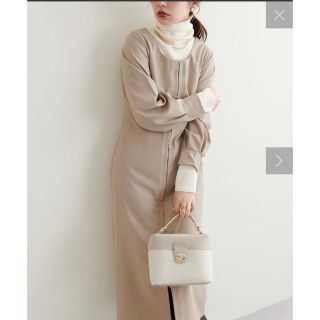 ナチュラルクチュール(natural couture)のnatural couture スクエアネックレディワンピース(ロングワンピース/マキシワンピース)