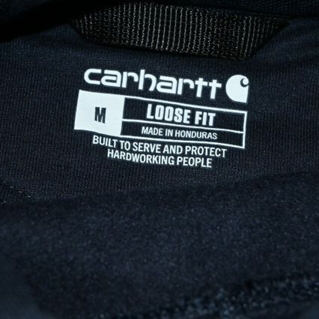 carhartt(カーハート)のカーハート フーデッドアメリカンスクリプト パーカー ルーズフィット  M メンズのトップス(パーカー)の商品写真