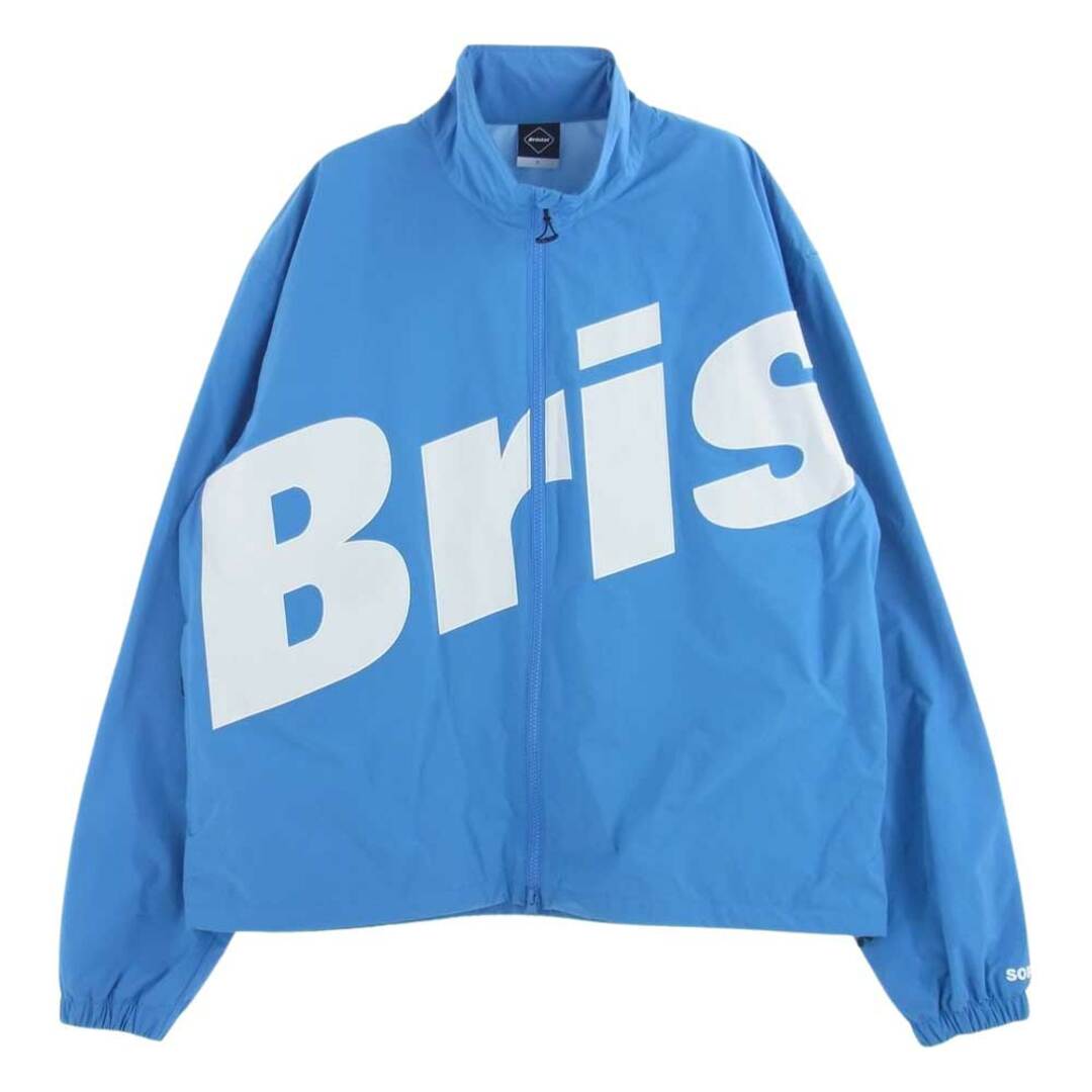 F.C.R.B. エフシーアールビー ジャケット 20SS FCRB-220051 BIG LOGO APPLIQUE STAND COLLAR JACKET ビッグ ロゴ アップリケ スタンドカラー ジャケット ライトブルー系 L