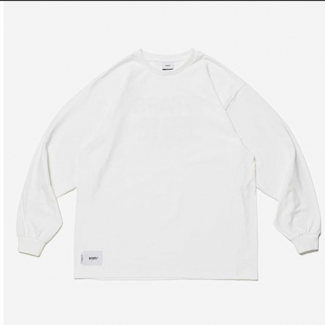 W)taps(ダブルタップス)のWTAPS 23SS INGREDIENTS LS COTTON WHITE L メンズのトップス(Tシャツ/カットソー(七分/長袖))の商品写真