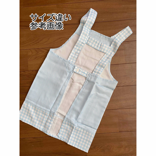 AEON ガールズ ジュニアエプロン バックH型 サックス 150cm 4の通販 by hoshi☆|イオンならラクマ ガールズ ジュニアエプロン バックH型 サックス 150cm