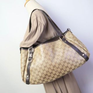 グッチ(Gucci)のb734 良品！グッチ トートバッグ アビー GG 肩掛け肩かけ 大容量(トートバッグ)