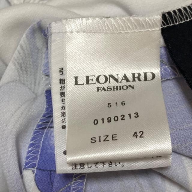 LEONARD - レオナール ワンピース サイズ42 L美品 -の通販 by ブラン ...