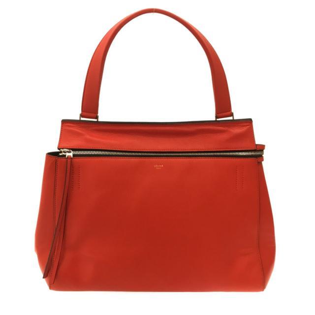 セリーヌ】CELINE エッジ ミディアム グレインカーフ ショルダーバッグ