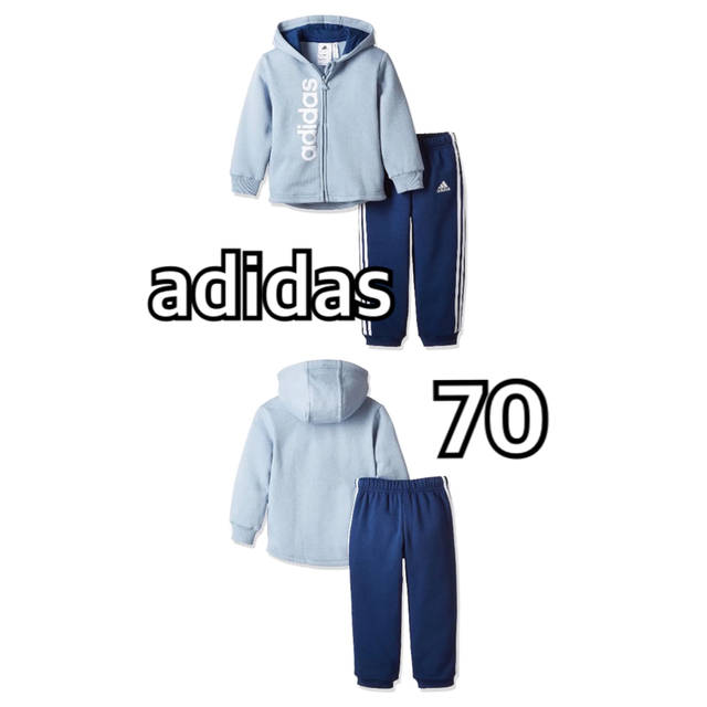 adidas(アディダス)のadidas/アディダス★ジャージ上下セット キッズ/ベビー/マタニティのベビー服(~85cm)(トレーナー)の商品写真