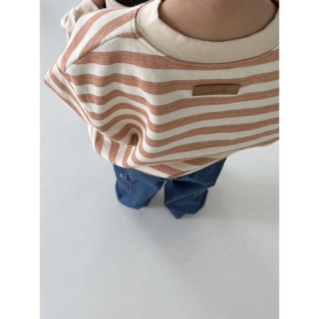 【未使用品】kokokids border layered tops 韓国 キッズ/ベビー/マタニティのキッズ服男の子用(90cm~)(Tシャツ/カットソー)の商品写真