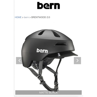バーン(bern)のbern BRENTWOOD2.0 【美品オフィシャルステッカー付き】(ヘルメット/シールド)