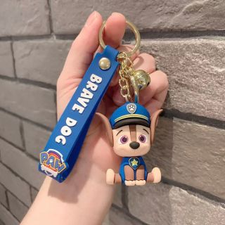 パウパトロール　pawpatrol チェイス　シリコン　キーホルダー(キーホルダー)