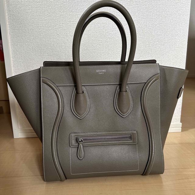 ハンドバッグ正規品◆CELINE ラゲージ　スリ