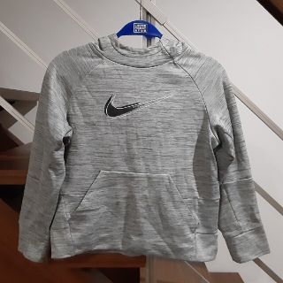 ナイキ(NIKE)のNIKE パーカー グレー 140cm 裏起毛(Tシャツ/カットソー)