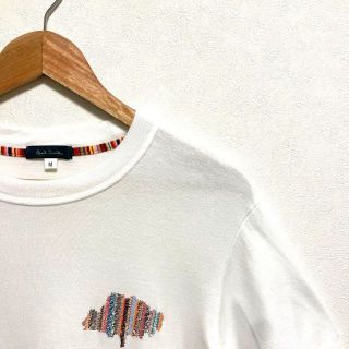 ポールスミス(Paul Smith)のポールスミス　Tシャツ　M マルチカラー　ホワイト　白(Tシャツ/カットソー(半袖/袖なし))