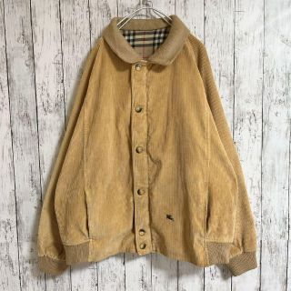 バーバリー(BURBERRY)の60's バーバリーズ コーデュロイジャケット 裏地ノバチェック XL 茶系(ブルゾン)