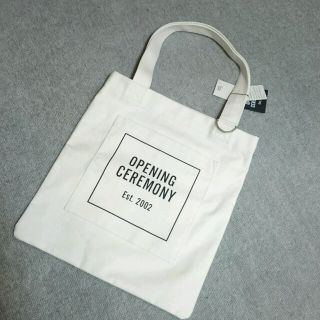 オープニングセレモニー(OPENING CEREMONY)のopening ceremony トートバッグ 美品(トートバッグ)