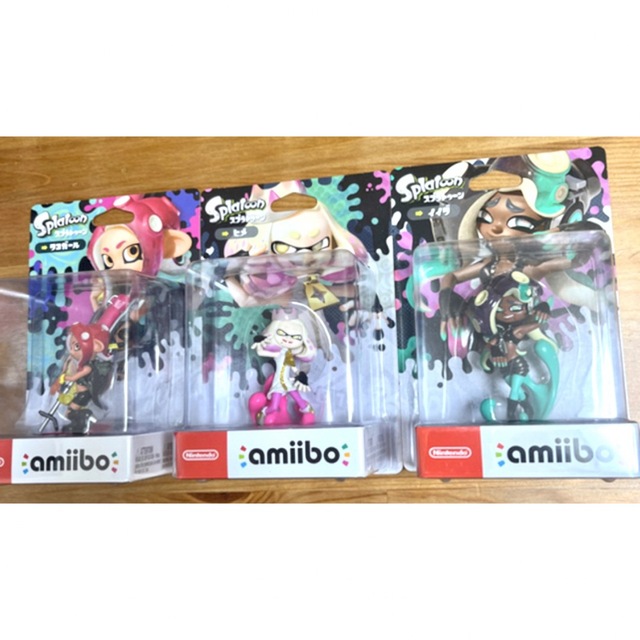 新品未開封✨ スプラトゥーン amiibo ３点セット ヒメ イイダ タコガール