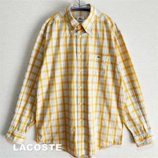ラコステ(LACOSTE)の【LACOSTE】ラコステ 刺繍ワニロゴ オンブレチェック BDシャツ(シャツ)