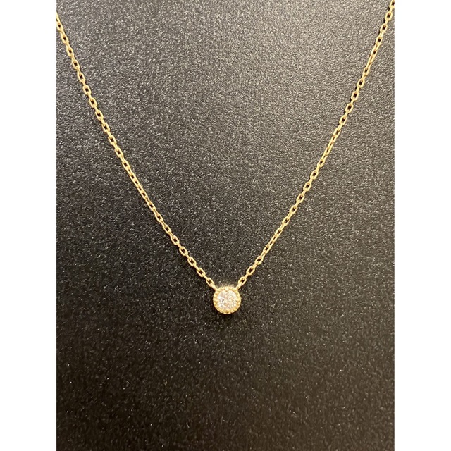 agete ネックレス 18k 一粒ダイヤ 0.07ct 値引きする vinilado.es