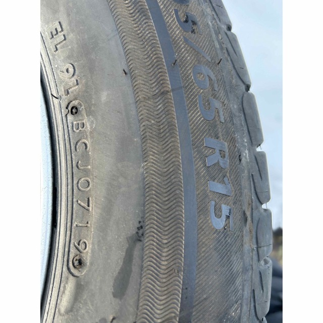 BRIDGESTONE 205/65R15 19年製　タイヤホイールセット 7