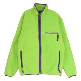 パタゴニア(patagonia)のpatagonia パタゴニア ジャケット 25501 USA製 80s シンチラ フリース ジャケット 蛍光グリーン L【中古】(その他)