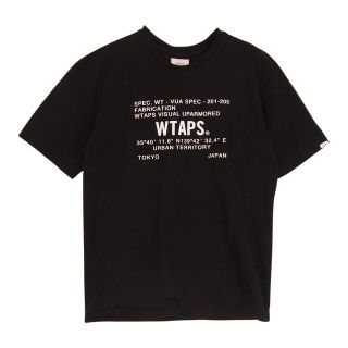 ダブルタップス(W)taps)のWTAPS ダブルタップス Ｔシャツ 20AW 202PCDT-ST03S 半袖 TEE Tシャツ   ブラック系 ２【中古】(シャツ)