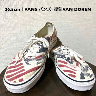 美品22.5VANSDORENSヴァンズエラSTAR&STRIPE星条旗T427