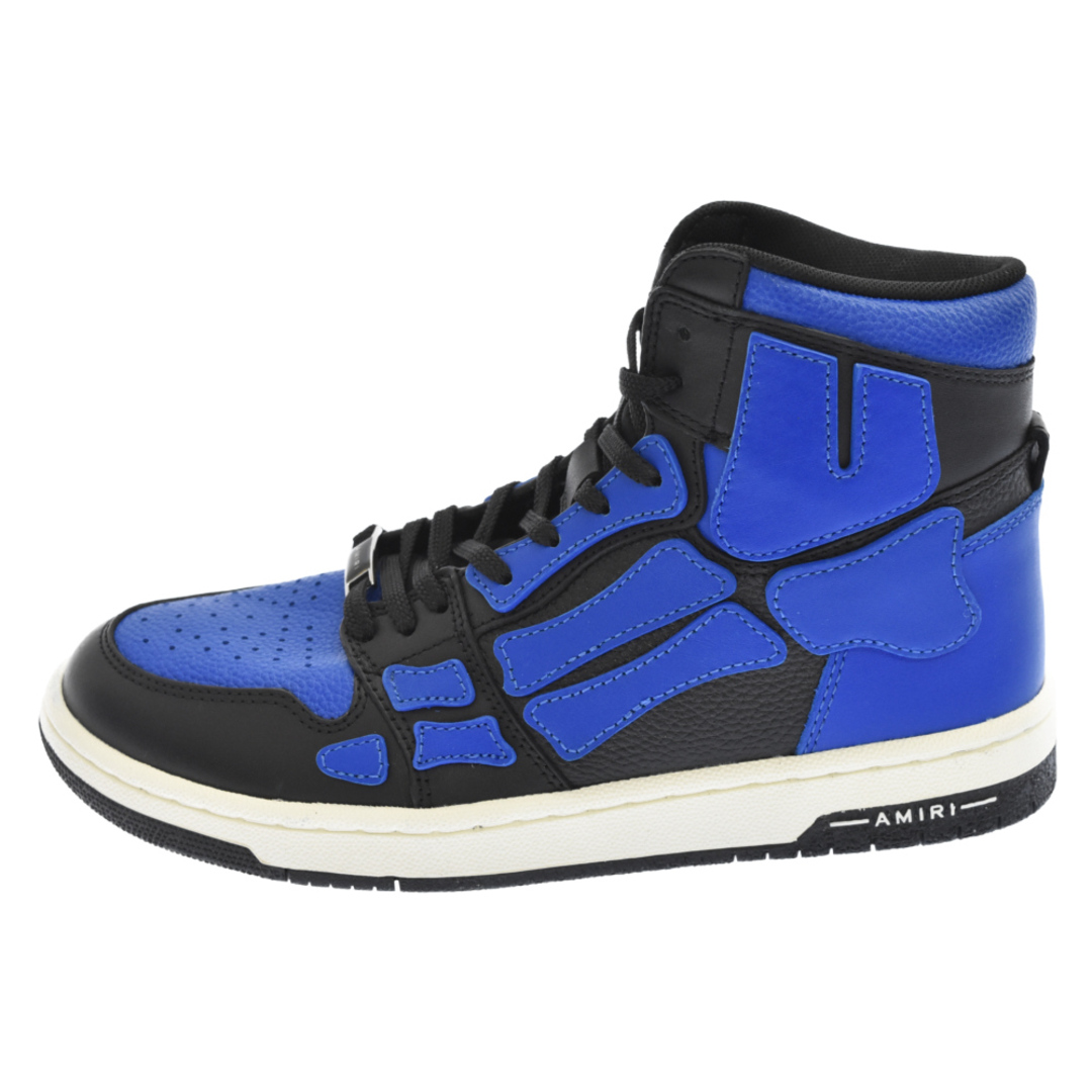 AMIRI(アミリ)のAMIRI アミリ SKEL TOP HI スケル トップハイスニーカー ハイカットスニーカー MFS002 013 ブラック/ブルー メンズの靴/シューズ(スニーカー)の商品写真