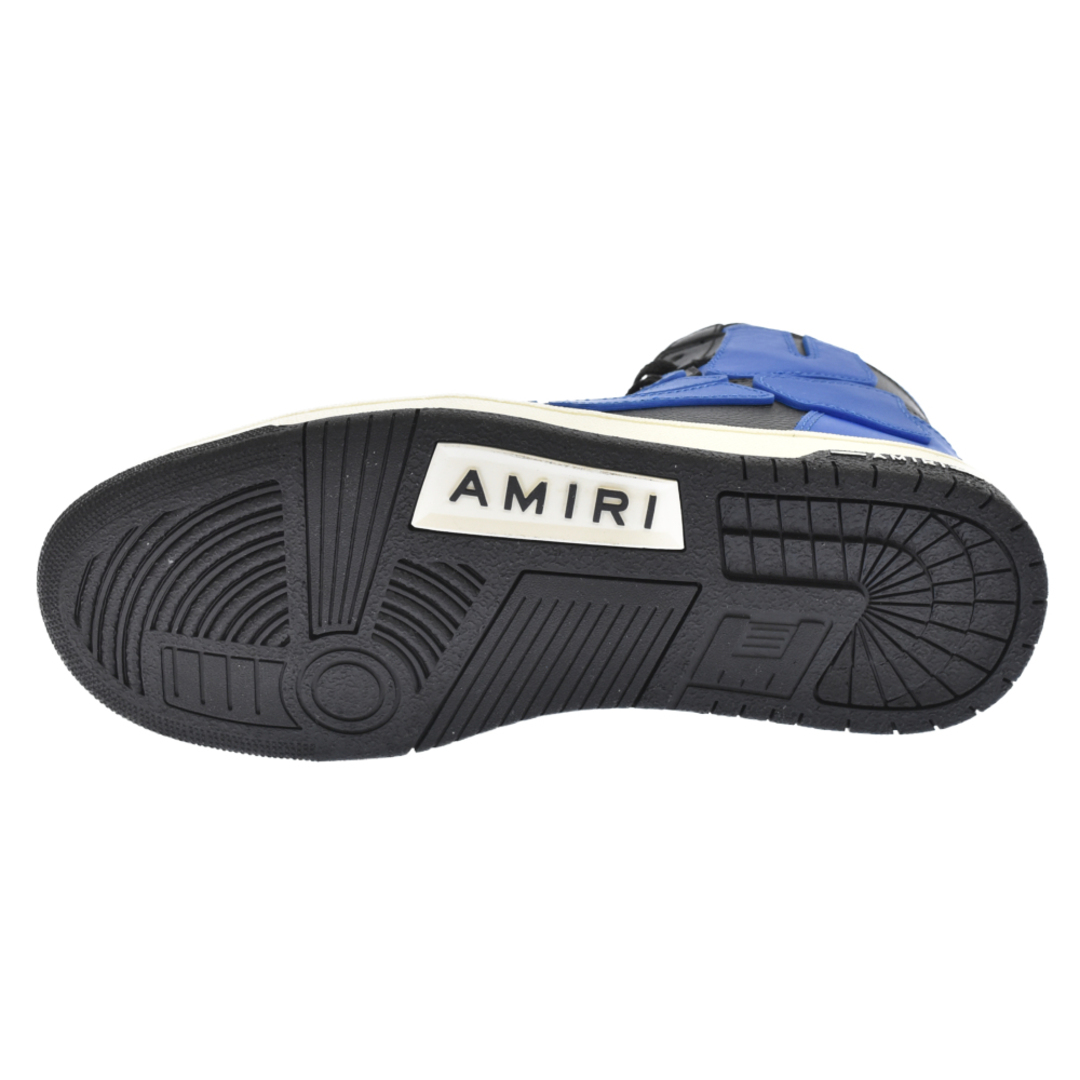 AMIRI(アミリ)のAMIRI アミリ SKEL TOP HI スケル トップハイスニーカー ハイカットスニーカー MFS002 013 ブラック/ブルー メンズの靴/シューズ(スニーカー)の商品写真