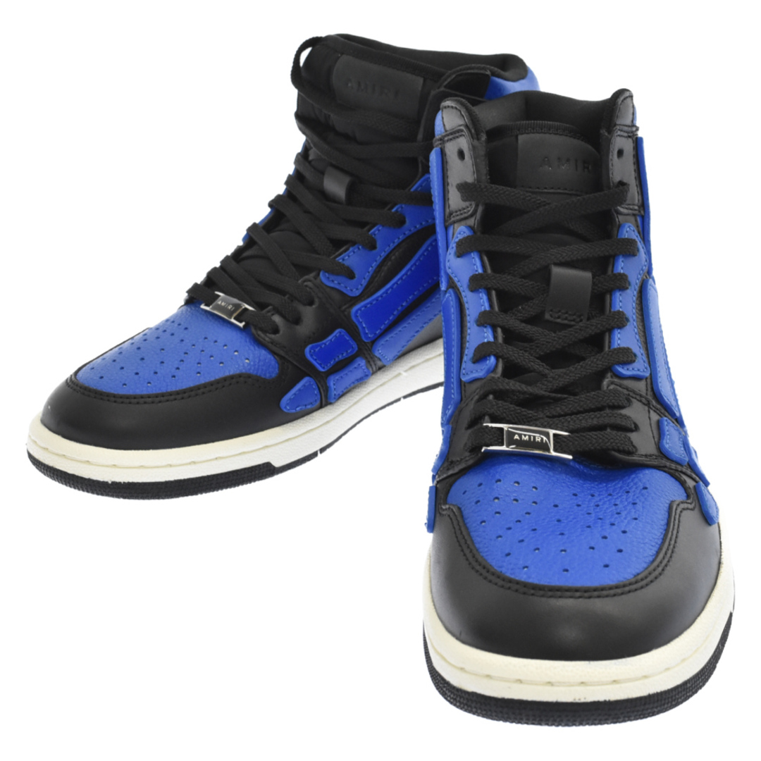 AMIRI(アミリ)のAMIRI アミリ SKEL TOP HI スケル トップハイスニーカー ハイカットスニーカー MFS002 013 ブラック/ブルー メンズの靴/シューズ(スニーカー)の商品写真