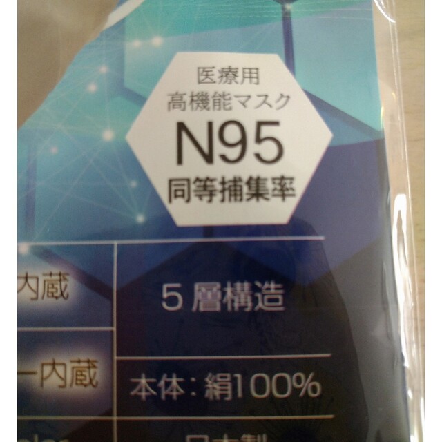 どらやき様専用　Ｎ95 花粉症　ナノ　絹　立体 インテリア/住まい/日用品の日用品/生活雑貨/旅行(日用品/生活雑貨)の商品写真