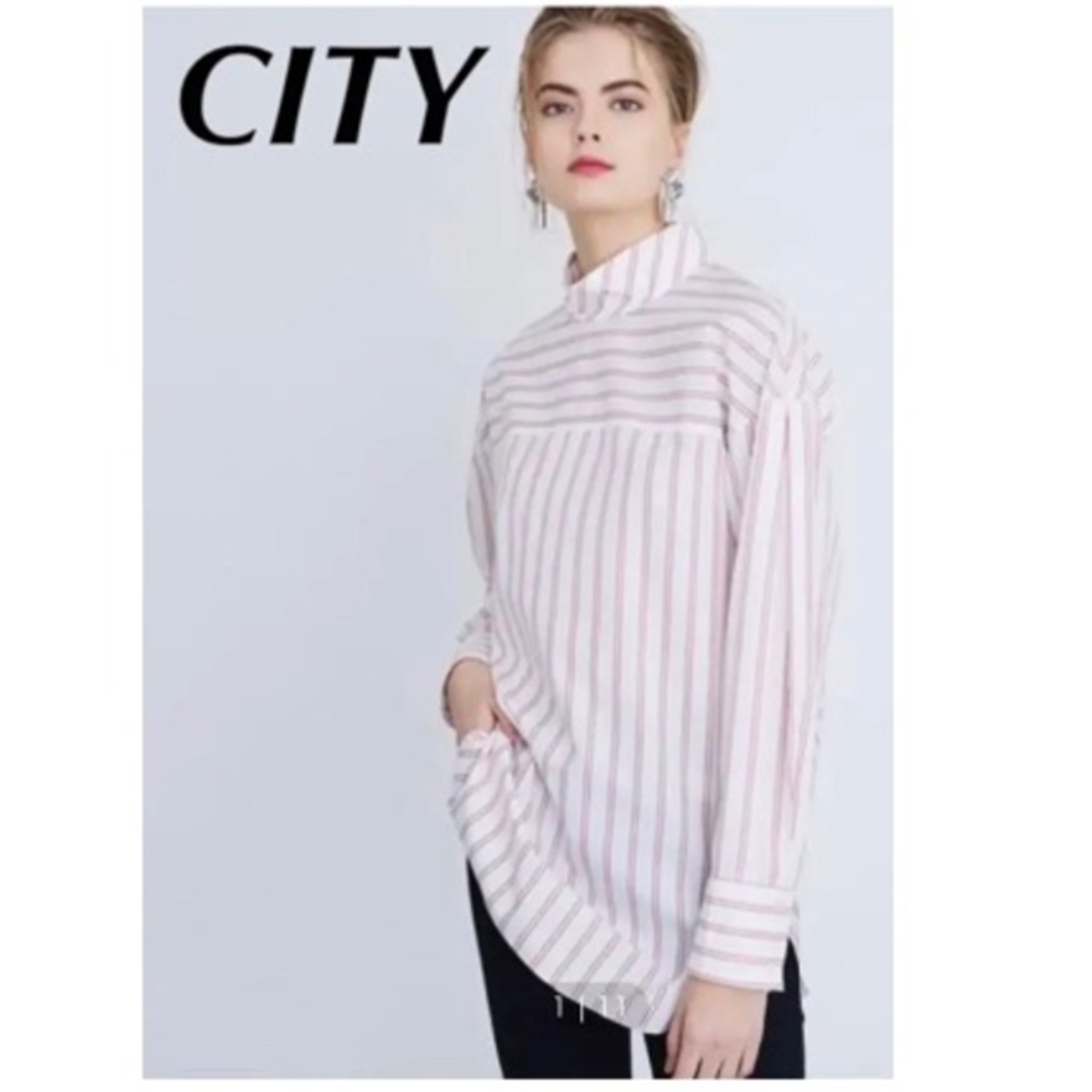 STUDIOUS(ステュディオス)のお値下げします、CITY シャツ レディースのトップス(シャツ/ブラウス(長袖/七分))の商品写真