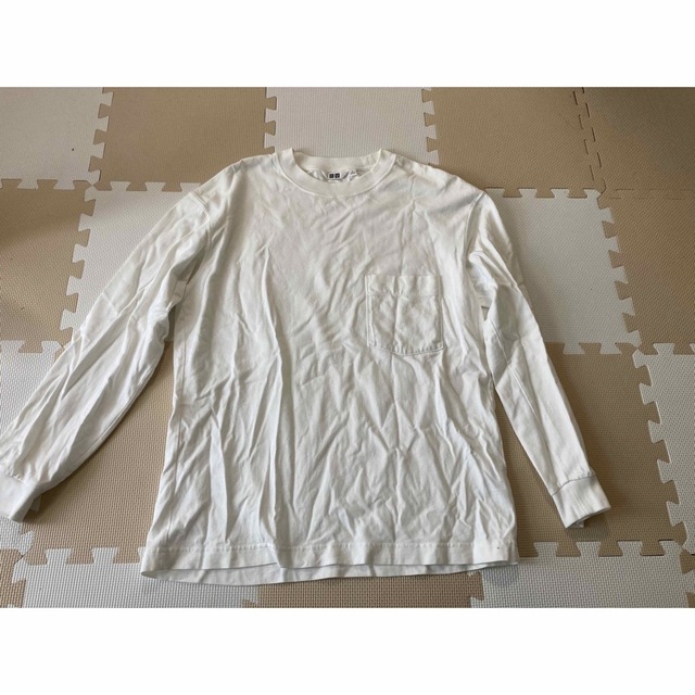 UNIQLO(ユニクロ)のユニクロ  UNIQLO  クルーネックT（長袖） メンズのトップス(Tシャツ/カットソー(七分/長袖))の商品写真