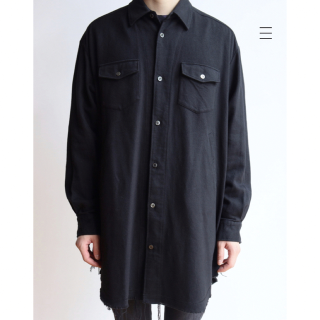 UNDERCOVER - UNDERCOVER シャツ アウター BRUSHED LONG SHIRTの通販