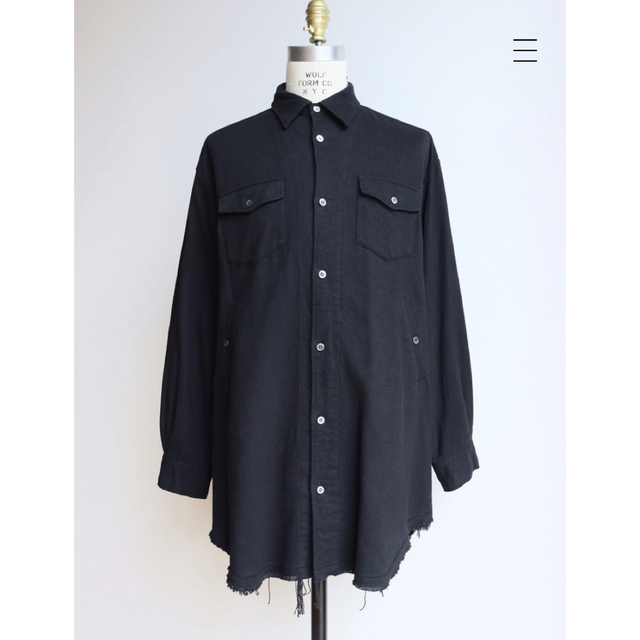 UNDERCOVER - UNDERCOVER シャツ アウター BRUSHED LONG SHIRTの通販