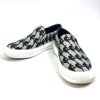 ルイヴィトン(LOUIS VUITTON)のルイヴィトン LOUIS VUITTON トロカデロ スニーカー スリッポン NBA コラボ  靴 スリッポン キャンバス グレー(スリッポン/モカシン)