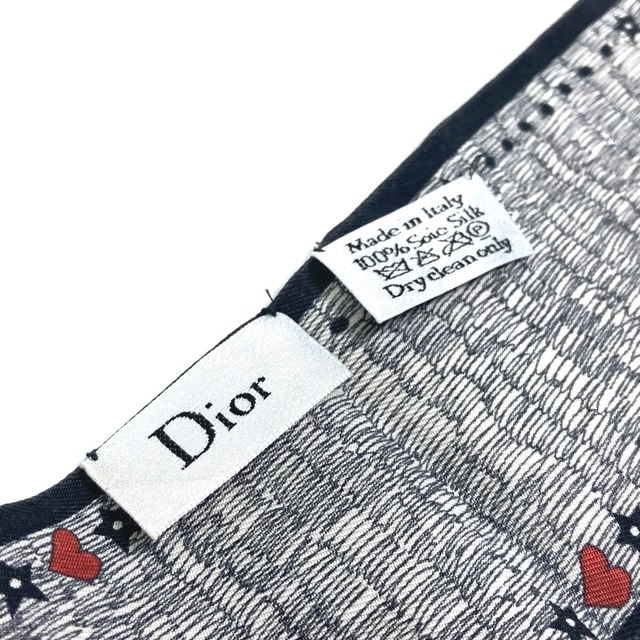 Dior - ディオール Dior ミッツア ハート柄 バンドースカーフ スカーフ
