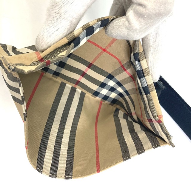 BURBERRY - バーバリー BURBERRY ストラップ付 カラビナ ロゴ チェック