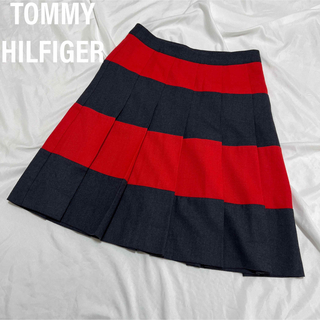 トミーヒルフィガー(TOMMY HILFIGER)のTOMMY HILFIGER トミーヒルフィガー　フレアスカート　プリーツ(ひざ丈スカート)