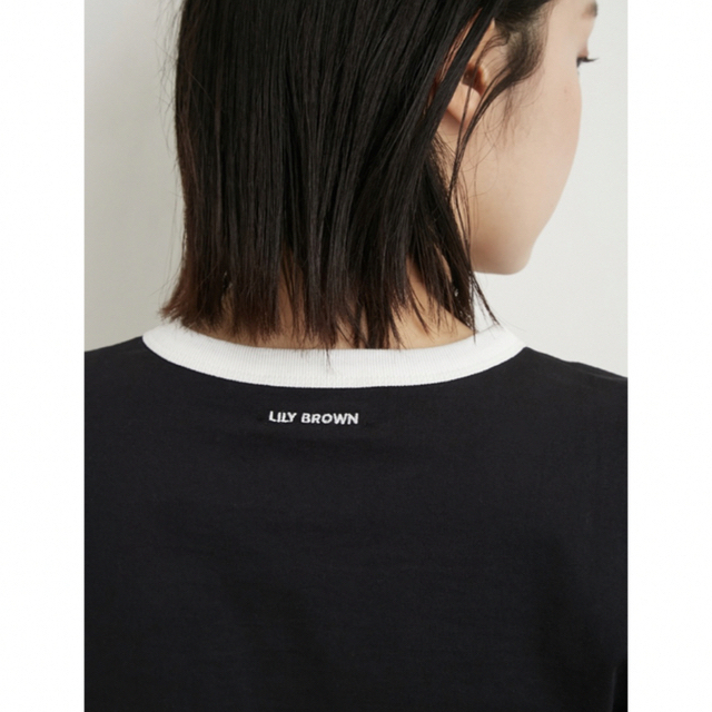 Lily Brown(リリーブラウン)の【LILY BROWN×MARY QUANT】🖤🤍WEB限定カラーTシャツ レディースのトップス(Tシャツ(半袖/袖なし))の商品写真