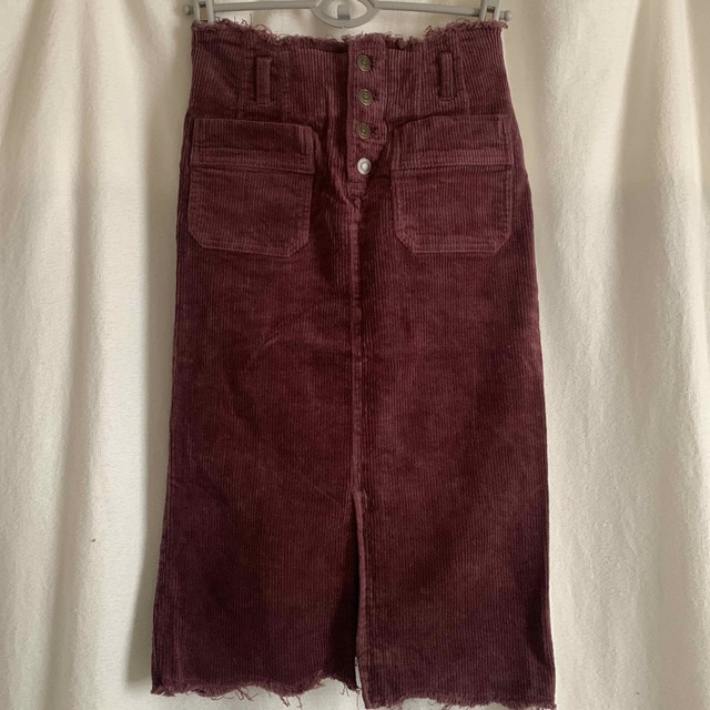 heather(ヘザー)の限定セール　ヘザー　コーデュロイスカート レディースのスカート(ひざ丈スカート)の商品写真